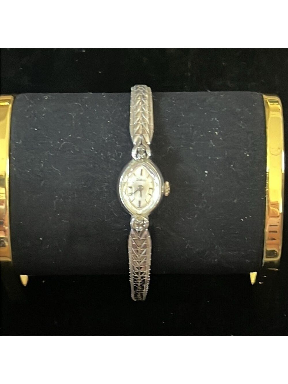 Zodiac 10k Gold Filled Diamond Watch Swiss 1960s - Picture 1 of 9